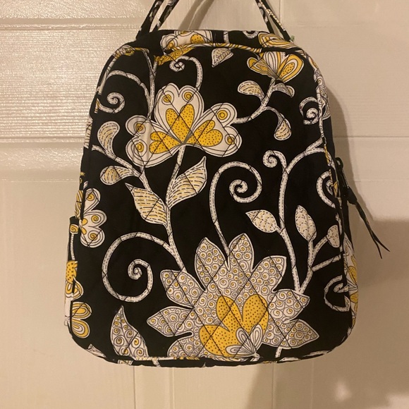 Vera Bradley Lets Do Lunch insulated lunch bag retired Yellow Bird pattern - Picture 12 of 13